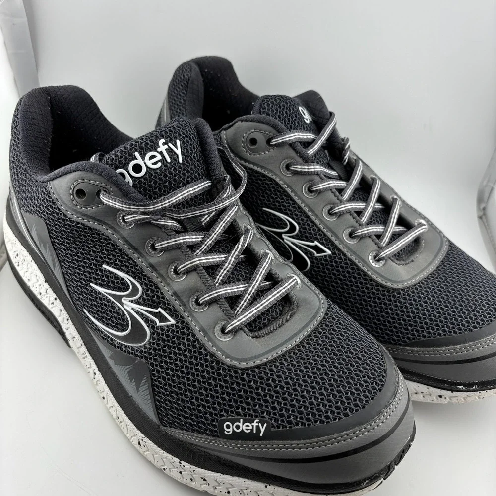 Gravity Defyer G-Defy 10.5 Gray Black Good‎ VersoShock Extra Wide TB9024FGS-XW